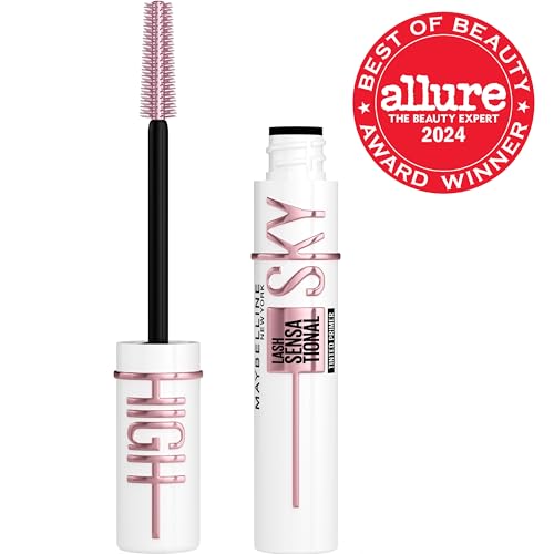Maybelline Lash Sensational Sky High Mascara Makeup, Volumizing, Lengthening, Defining, Curling, Multiplying, Buildable, Washable Formula, Burgundy Haze, 1 Count