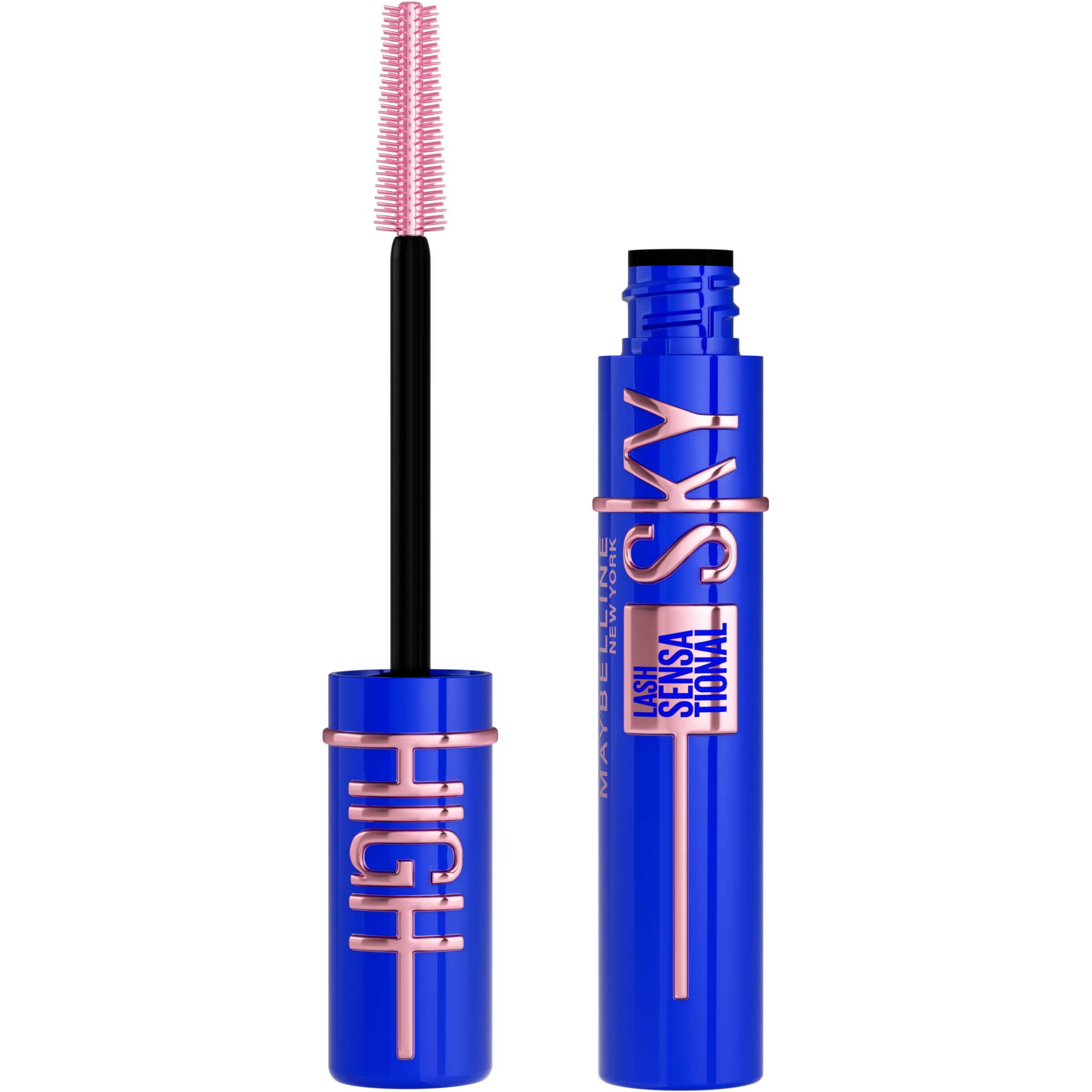 Maybelline Lash Sensational Sky High Mascara Makeup, Volumizing, Lengthening, Defining, Curling, Multiplying, Buildable, Washable Formula, Burgundy Haze, 1 Count