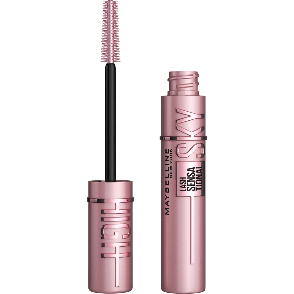 Maybelline Lash Sensational Sky High Mascara Makeup, Volumizing, Lengthening, Defining, Curling, Multiplying, Buildable, Washable Formula, Burgundy Haze, 1 Count